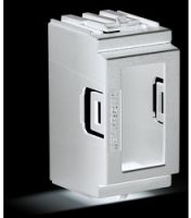 Marchio: ELKRON. Articolo: DKAB/VI. Adattatore per serie civile VIMAR IDEA, colore BIANCO, conf. da 5 pz