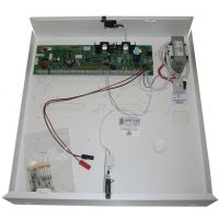 Marchio: GUARDALL. Articolo: PX500 . Centrale espandibile a 512 ingressi, 32 aree, max 32 tastiere, 200 utenti, 1000 eventi, 8 uscite Tx. Alimentatore 2,5A con opzione WAN-LAN, controllo accessi 32 varchi, 1000 utenti, 4 BUS esterni isolati, morsettiere estraibili, alimenatore 2,5A, spazio batteria 17Ah. Conforme EN 50131 grado 2
