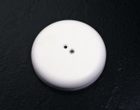 Marchio: GUARDALL. Articolo: GLASSGUARD 360. Rivelatore rottura vetro. Portata regolabile fino a 7,5 m, Protezione vetri fino a 6,4 mm spessore, uscita contatto di scambio, tamper. Versione circolare 
