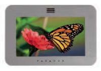 Marchio: PARADOX. Articolo: TM50S. Tastiera touchscreen come TM50B, versione colore argento.