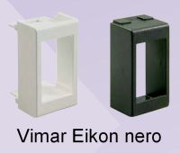 Marchio: PESS. Articolo: T.A.V.E.N.. TAPPI ADATTATORI PER INSERITORI UNIVERSALI. Vimar Eikon nero (confezione 3 pz.)
