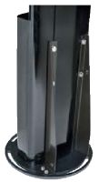 Marchio: POLITEC. Articolo: MANA FOR. Rinforzo Base Mana per colonne superiore ai 2 m DX+SX nere preassemblato in fabbrica.