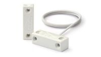 Marchio: TSEC. Articolo: CLS-X-W. Contatto CLIC serie S alta tolleranza, NC, cavetto 50cm 4 conduttori tamper passante, marrone (N) o bianco (W)