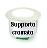 Marchio: VENITEM. Articolo: 20209211. Ripetitore da incasso RLI alim. da 3V a 30V supporto cromo luce bianca 