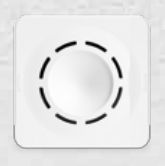 Marchio: VENITEM. Articolo: 20203603. Sirena GHOST Q bianco quadrata