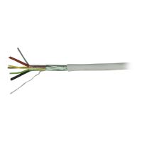 Marchio: DIERRETVCC. Articolo: VH-CA4P2-100-H. Bobina di cavo - 100 m - Parallelo DC - 2 x 0.75 mm + 4 x 0.22 mm - Conduttore interno CCA 11/0.3 mm - Isolante PVC 2.5 mm