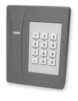 Marchio: ARITECH. Articolo: 430211006. Lettore di prossimità T-525W con tastiera. Legge tessere e tag 125 KHz ProxLite, ISOProx, Mifare (ISO 14443A) Mifare Standard, Mifare Light, Mifare Ultra Light, Vicinity ISO 15693, Infineon My-D 2K-S, 2K-P, 10K-S, 10K-P, SLI-2. Bus di comunicazione Wiegand. Programmabile tramite tessera di configurazione fornita a corredo. LED multicolore. Protezione antimanomissione. Installazione in interno o esterno (IP65). Colore Nero