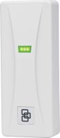 Marchio: ARITECH. Articolo: TP-RDR-200B. Lettore di prossimità 13,56 MHz. Uscita dati Wiegand. Supporta tessere e tag Mifare (ISO 14443A)(Mifare Standard, Mifare Light, Mifare Ultra Light). Accetta alimentazione 6-16 VCC. Alta affidabilità,ottime prestazioni di raggio di lettura e basso assorbimento. LED a 3 colori e segnalazione acustica deglistati di allarme e tamper. Cavo da 2 m.