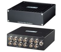 Marchio: ARITECH. Articolo: GE-CD408. Distributore video a 4 ingressi, 8 uscite.