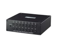 Marchio: ARITECH. Articolo: GE-CD408A. Distributore video con amplificatore a 4 ingressi, 8 uscite.