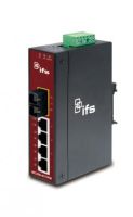 Marchio: ARITECH. Articolo: MC250-4T/1FM. 4-Port 10/100Base-Tx Copper + 1-Port 100Base-FX (2Km) Multi-Mode Fiber Unmanaged MediaConverter (SC connector)(-40~75°C) - Power 12-48V DC - Din rail or Wall Mount. Additional PSU to be ordered: 613P-EU or613P-UK Note: New