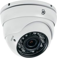 Marchio: ARITECH. Articolo: TVT-2103. Dome Turret IR TruVision™, PAL, 700 TVL, 3.3-12mm, manual iris, DWDR, 25m IR range, IP66,12VDC/24VAC
