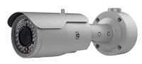 Marchio: ARITECH. Articolo: TVB-2405. Telecamera Bullet analogica HD-TVI, PAL, 1080p, ottica varifocal motorizzata da 2.8 a 12 mm, true D/N, WDR, 40m IR, doppia uscita video 960H o HD-TVI, Coax OSD control, 12VDC/24VAC, IP66.