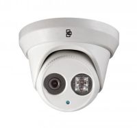 Marchio: ARITECH. Articolo: TVT-5305. Telecamera Turret TruVision IP, 4 MPX, ottica da 2.8 mm, True D/N, WDR, 30m IR, IP66, PoE/12VDC, Bianca.