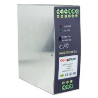 Marchio: DIERRETVCC. Articolo: VH-DC24V10A-DIN. Alimentazione Commutata - Formato guida DIN - Uscita DC 24 V - 10 A / 120 W - 1 uscite - Rango di Voltaggio 22.5 V ~ 28 V - Efficienza 90%@115VAC / 90%@230VAC - 131 (Fo) x 124 (Al) x 45 (An) mm