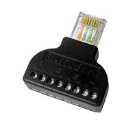 Marchio: DIERRETVCC. Articolo: VH-CON300-BLOCK. Adattatore RJ45 a vite - Design compatto - Connessione affidabile