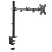 Marchio: DIERRETVCC. Articolo: VH-TVM-1327DESK-B. Staffa per monitor LCD standard - Installazione a tavolo - Inclinazione tra -45º e +45º - Rotazione 360º - Resistenza al carico 8 Kg - Supporta schermi 13