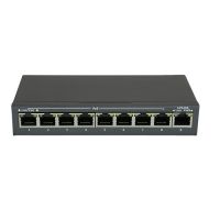 Marchio: DIERRETVCC. Articolo: VH-SW0808POE-96W. Switch da tavolo - 9 porte RJ45 10/100 Mbps - 8 porte PoE (porte 1~8) - Supporta alimentazione PoE fino a 96W in totale per tutte le porte - Compatibile con PoE IEEE802.3af/at