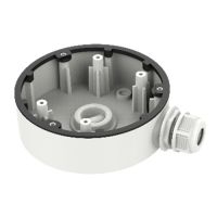 Marchio: DIERRETVCC. Articolo: VH-DS-1280ZJ-DM46. Hikvision - Scatola di giunzione per telecamere dome - Entrata laterale e inferiore - Lega di alluminio - 37.22 (Al) x 120 (φ) mm - 250 g