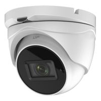 Marchio: DIERRETVCC. Articolo: VH-SF-DM855Z-Q4N1. Safire - Telecamera dome HDTVI, HDCVI, AHD e Analogica - Gamma PRO - 5 Megapixel High Performance CMOS - 5Mpx (HDTVI) / 4Mpx (HDCVI) - Uscita 4 in 1 - Lente Motorizzata 2.7~13.5 mm - 0 Lux - IR Matrix portata 40 m - 2DNR - IR CUT - Impermeabile IP67