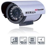 Marchio: GUARDALL. Articolo: G-M3.6 IR. Telecamera Day/night. Sensore CCD Sony Super HAD, 420 TVL (colore), ottica 3.6 mm. BLC, AGC, rapporto s/n >52db, IP65. Illuminatore IR 14 Led, max distanza Illuminazione 15Mt nominali. IP65.Alimentazione 12Vcc 350mA. Dimensioni Ø 55 mm (con tettuccio 63) x L 94mm (con tettuccio 123mm). Staffa inclusa. Colore Silver. Temperatura di esercizio -20° + 50°
