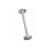 Marchio: HIKVISION. Articolo: DS-1271ZJ-130-TRL. Staffa da soffitto in alluminio colore bianco.Dimensioni: Diametro 140 x 545 mm