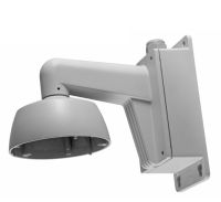 Marchio: HIKVISION. Articolo: DS-1273ZJ-160B. Staffa da parete con box posteriore in alluminio colore bianco. Dim.: ø 160 x 182 x 120 mm.
