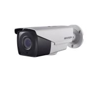 Marchio: HIKVISION. Articolo: DS-2CE16H1T-AIT3Z. Telecamera Bullet Turbo HD 3.0 da esterno/interno IP67 con sensore CMOS progressivo, risoluzione 5MP con 25Fps, ottica varifocale motorizzata 2.8-12mm, 0.01Lux (0 con LED ON), led EXIR portata fino a 40mt, Day/Night, BLC, menù OSD, uscita video HDTVI, alimentazione 12Vdc/24Vac<9W, in dotazione staffa di fissaggio