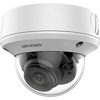 Marchio: HIKVISION. Articolo: DS-2CE5AD3T-AVPIT3ZF. MINIDOME OTTICA VARIFOCALE WDR 120dB 4IN1 2MPMinidome Turbo HD-TVI 4in1 (TVI-CVI-AHD-CVBS) 2MP di tipo Day&Night con filtro IR meccanico, in contenitore per esterno IP67 (IK10), illuminatore EXIR 2.0 integrato sino a 70m, sensore 2MP CMOS, sensibilità 0.005 Lux F1.2 con AGC attivo, 0 Lux con IR, ottica varifocale motorizzata 2.7-13mm. Supporta 3D Digital noise reduction, BLC, Smart IR, WDR 120dB, dati Up to Coax con HIKVISON-C. Uscita video HD-TVI, alimentazione 12/24Vdc 9,7W, temperatura di esercizio da -40°C a +60°C. OSD IP67 IK10