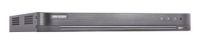 Marchio: HIKVISION. Articolo: DS-7216HQHI-K2/A. DVR compatto TURBO HD 4.0 penta hybrid FANLESS 3MP 16Ch16 ingressi self-adaptive HDTVI/HDCVI/AHD/CVBS/IPaccetta fino a 2 telecamere IP fino a 4MPrisoluzione analogica fino a 3MP 3MP solo sul canale 1/2/3/4trasmissione video su cavo UTP fino a 1200mcompressione video H.265+/H.265/H.264+/H.264 con codifica di tipo Dual Streamsupporta real time a 1080P liteuscita video HDMI 4K - VGA 1920x1080 - CVBSI/O audioI/O allarmiRS485, 1 RJ45 10M/100M/1000Mprotocolli di rete TCP/IP, PPPoE, DHCP, Hik-Connect, DNS, DDNS, NTP, SADP, NFS, iSCSI, UPnP™, HTTPS, ONVIFsino a 128 connessioni simultaneeSmart features: line crossing detection, intrusion detection e sudden scene change detectionsupporta accesso a Hik-Connect1 HDD sata fino a 6TB1 canale audio bidirezioanle2 porte USB 2.0 / 1 porta USB 3.0alimentazione 12VDCtemperatura di funzionamento -10 ºC to +55 ºCassorbimento 25Wdimensioni 315 × 242 × 45 mm. HDD 2TB incluso.